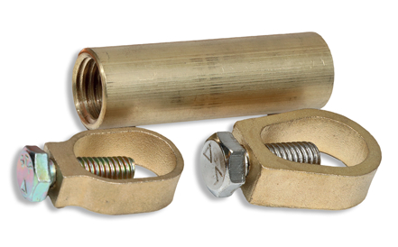EARTH ROD COUPLER & CLAMP